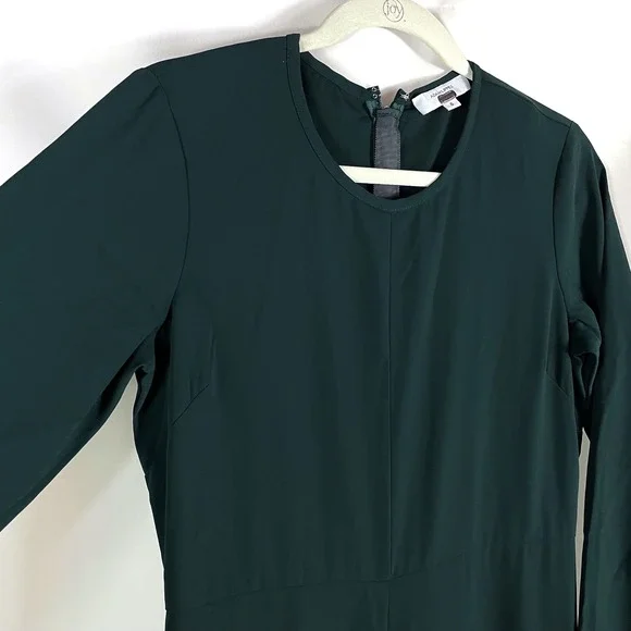Adam‎ Lippes Green Jumpsuit Long Sleeve Wide Leg Crepe Career Casual Sz 6 - Picture 8 of 16